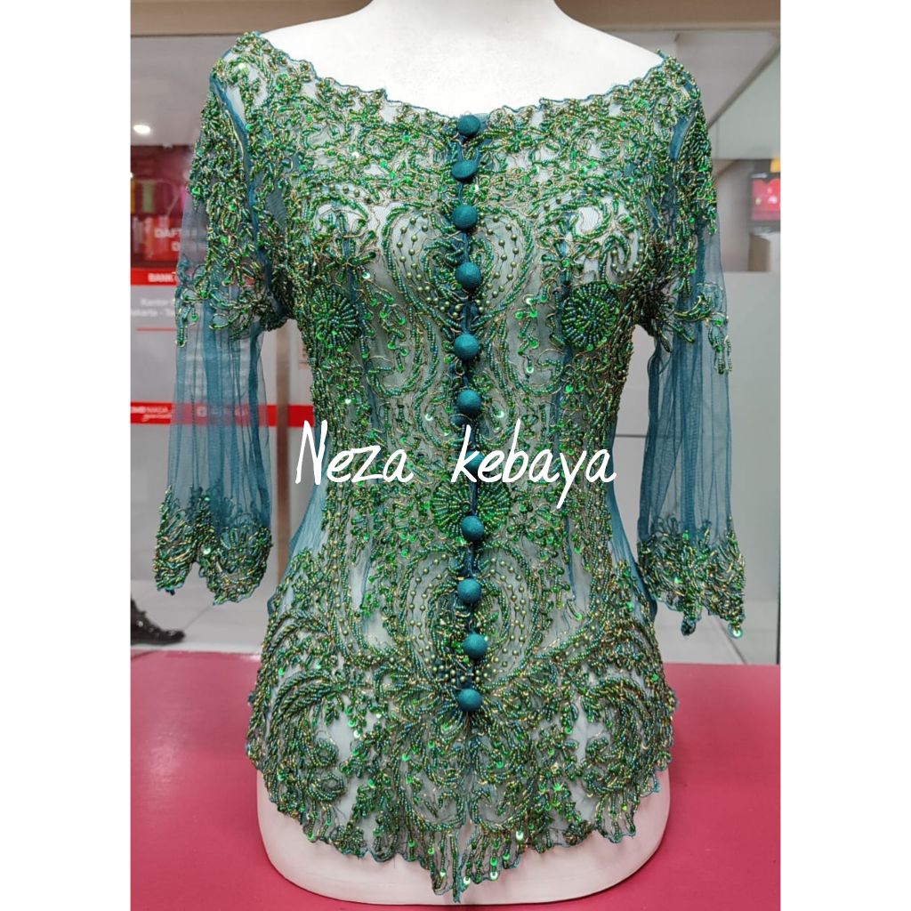 Atasan kebaya payet sabrina lengan panjang //kebaya payet mewah//kebaya nikah//kebaya payet tunangan