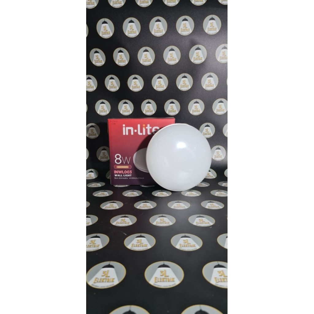 WALL LIGHT / LAMPU BARET INLITE 8W KUNING INWL003