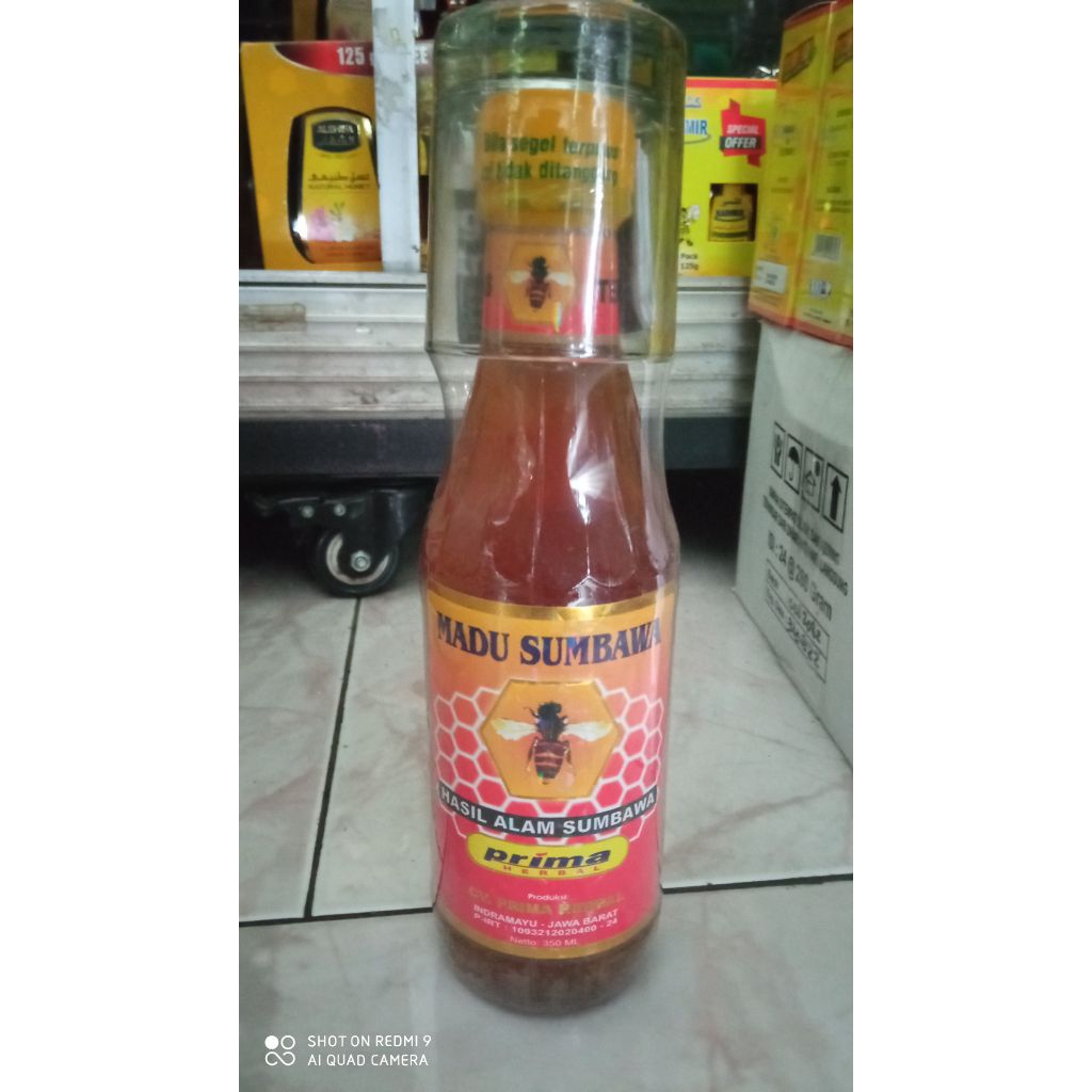 Madu Sumbawa Prima Herbal bonus gelas ORIGINAL