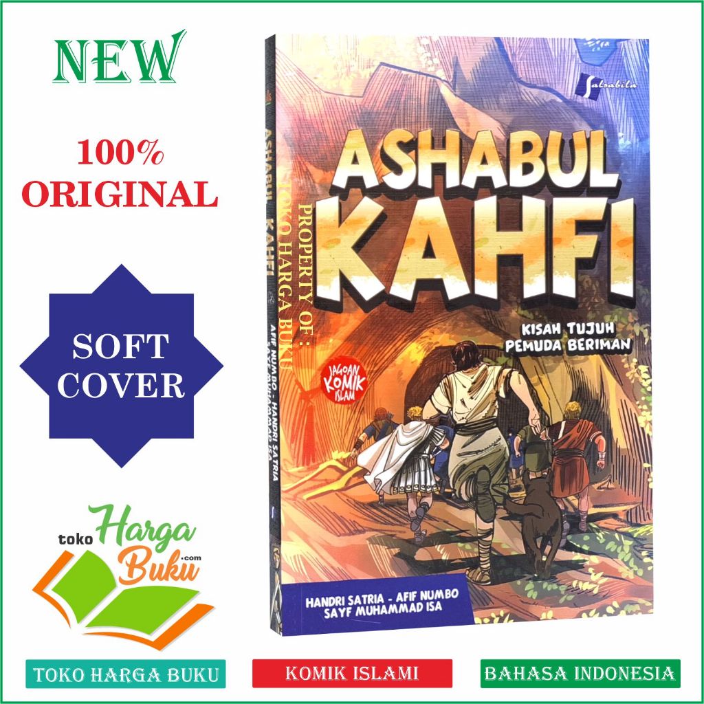 Foto Komik Ashabul Kahfi Kisah Tujuh Pemuda Beriman FULL COLOR Buku Anak Islam Salsabila Al-Kautsar