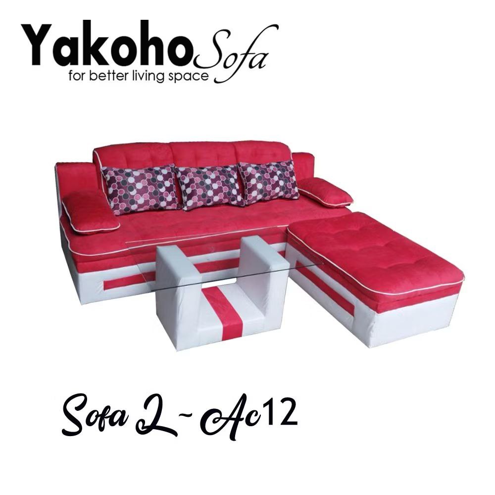 FREE ONGKIR BANDAR LAMPUNG/ Sofa Minimalis L Putus / sudut - Yakoho AC12