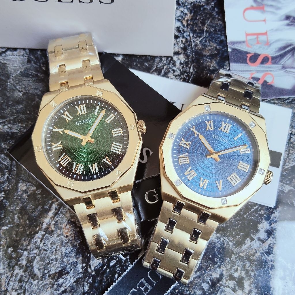 Original Jam Tangan Pria Guess Asset Gold GW0575G2 GW0575G6