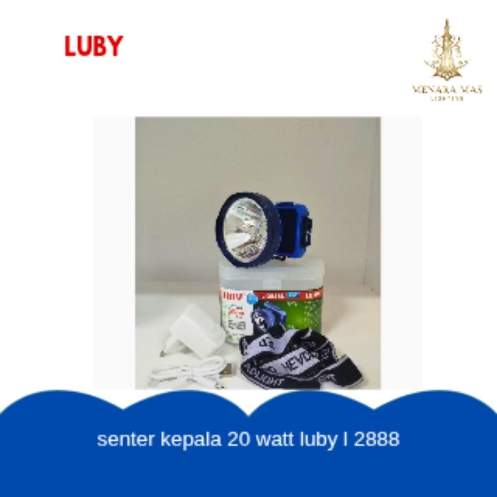 senter kepala 20 watt luby l 2888