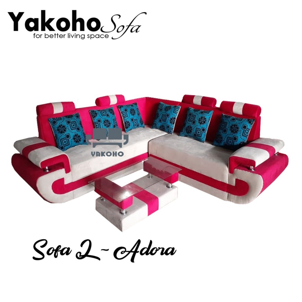 FREE ONGKIR BANDAR LAMPUNG/ Sofa Minimalis L Sudut / Yakoho Adora
