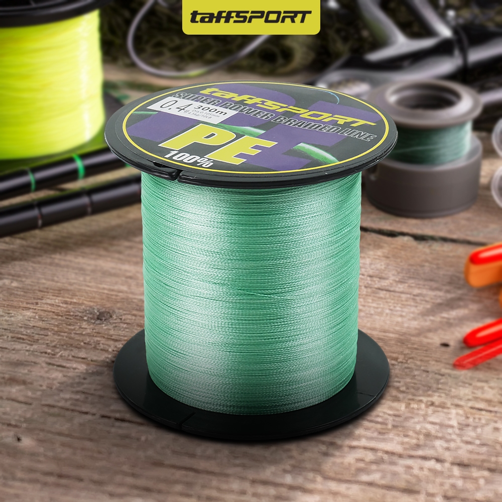 Senar Benang Pancing Fishing Line PE Braided panjang 300 Meter line 0.4