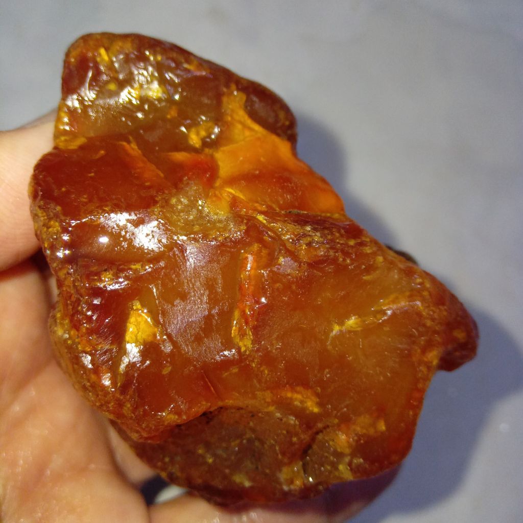 Natural Batu Cempaka Kuning Kristal Giwang