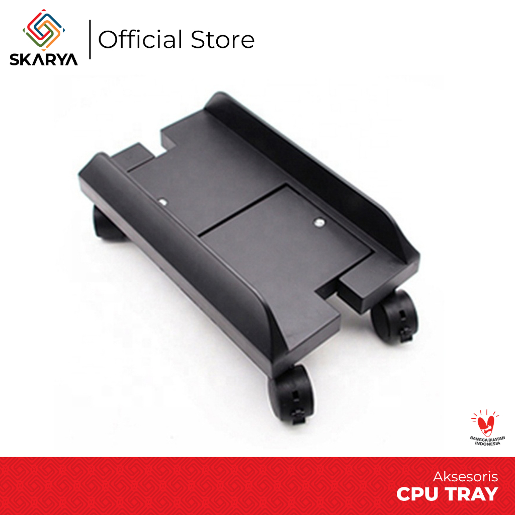 CPU Tray Cubic Tray Komputer Rak Roda CPU Meja Komputer CT-05 (Baru)