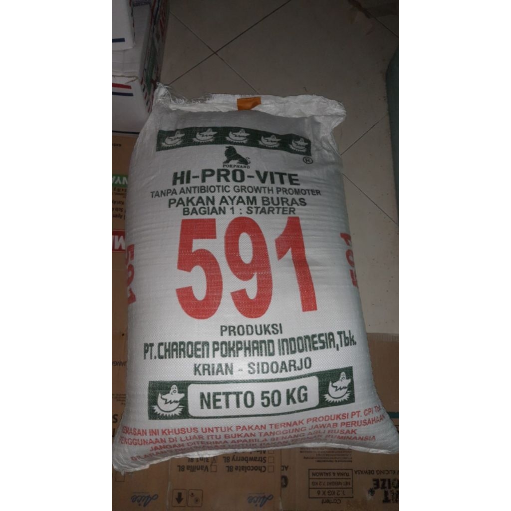 hi pro vite 591 pakan ayam buras
