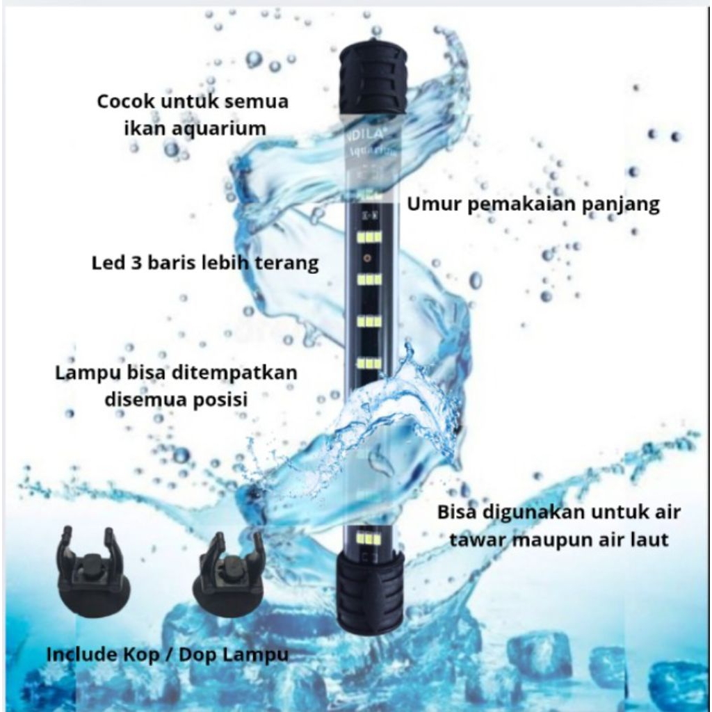 LAMPU KANDILA Z3 T 300 LED AQUARIUM AQUASCAPE