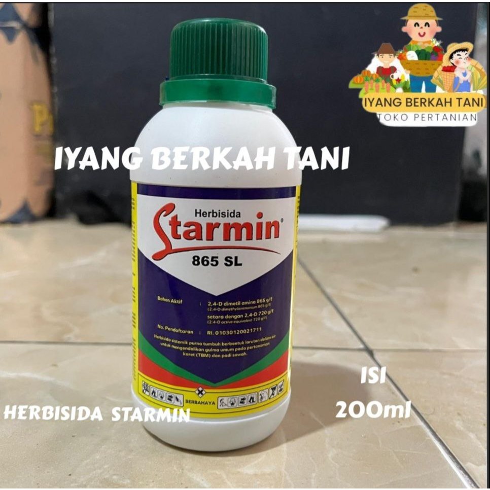 Herbisida starmin 200ml obat rumput padi