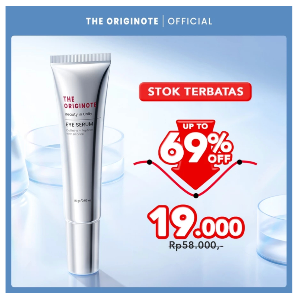 The Originote Eye Serum - Eye Treatment Eye Cream untuk Mencerahkan dan Mengencangkan Area Mata Meng