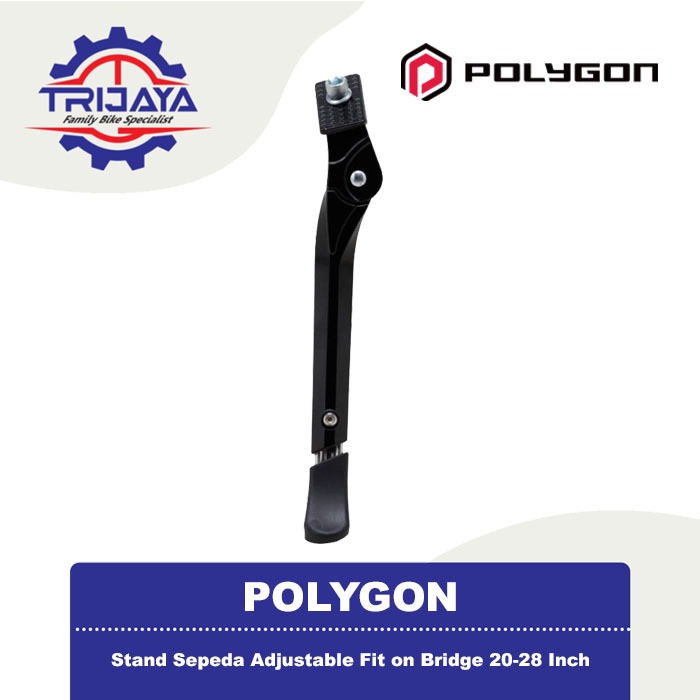 Polygon Stand Sepeda Adjustable Fit on Bridge 20-28 inch Standar Tengah Sepeda