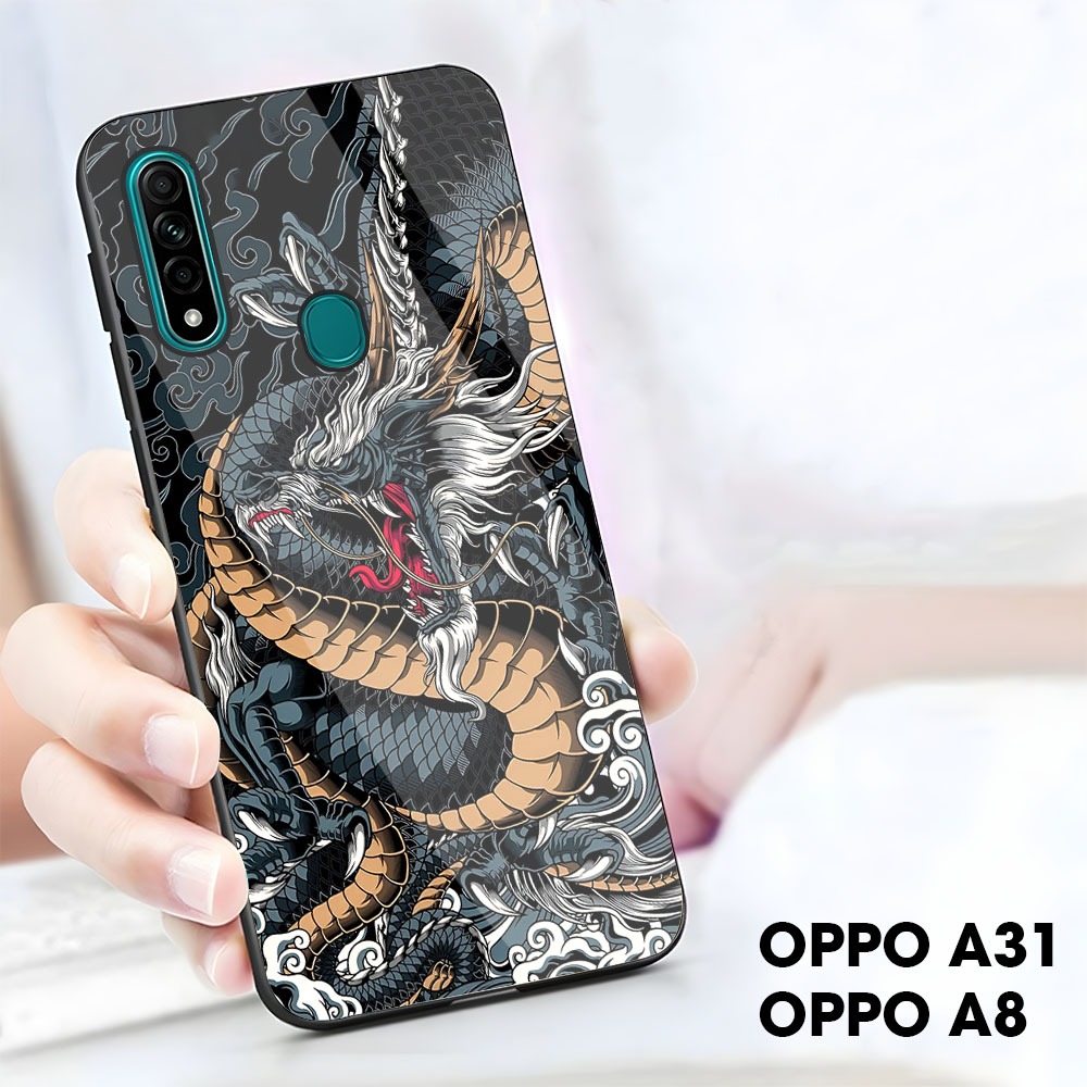 Case Oppo A31 A8 Casing Oppo A31 A8 [Dragon M08] Case Glossy Case Aesthetic Custom Case Anime Case H