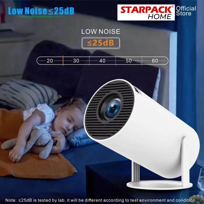 Smart Proyektor Android 11 HY300 & HY300PRO WiFi 6, HDMI IN, Portable Mini Projector