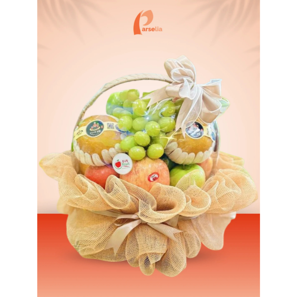 

Parcel Buah Cantik Blush Fruit Basket