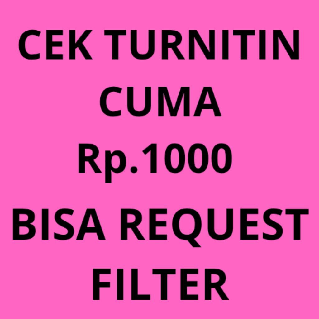 Cek Turnitin No Repository