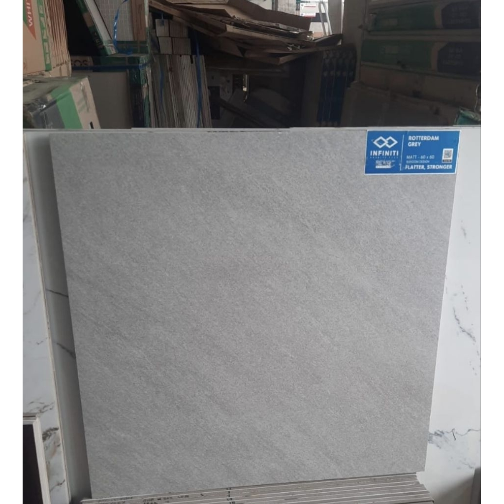 granit/keramik lantai teras infiniti roterrom grey satin 60x60