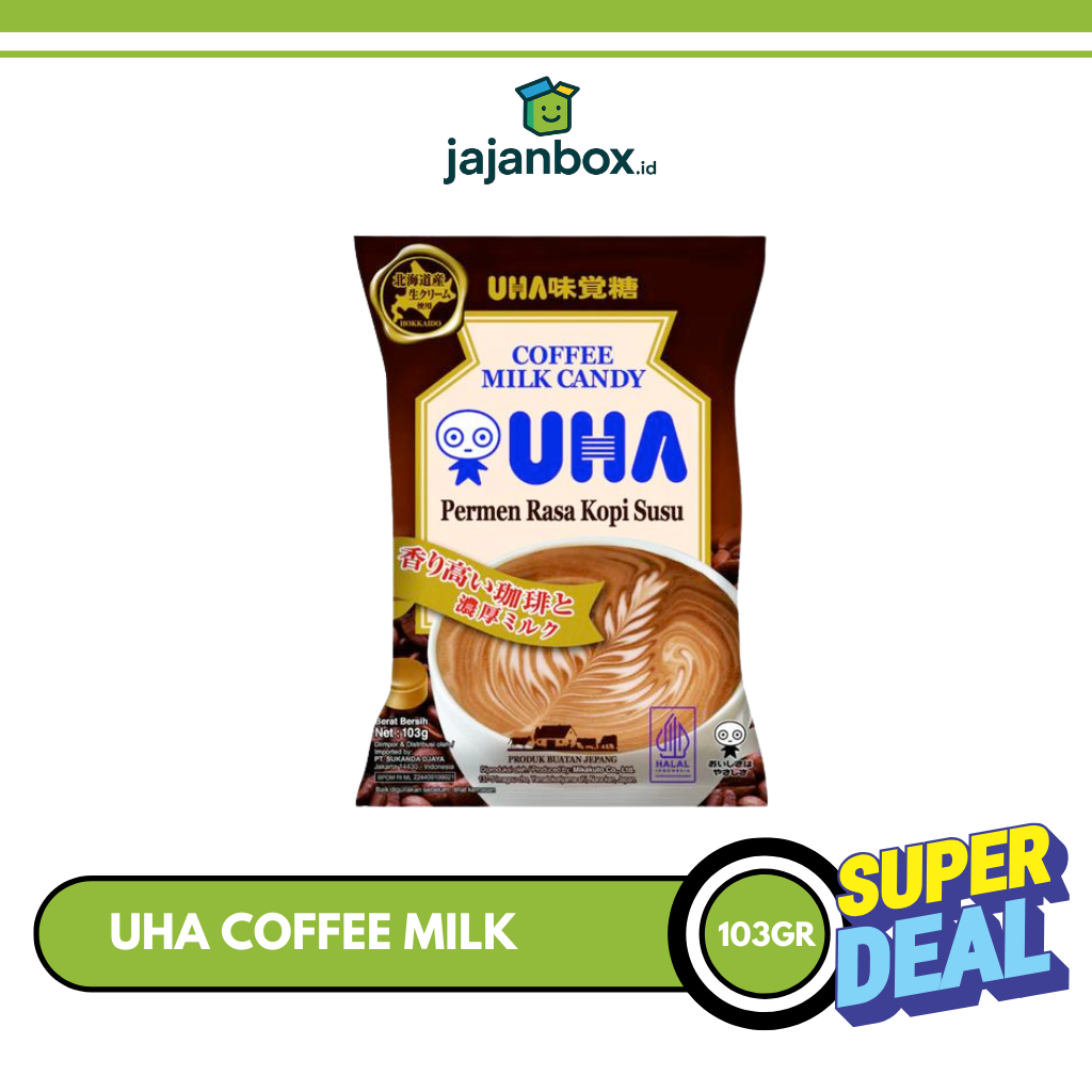 

UHA Coffee Milk Candy 103gr