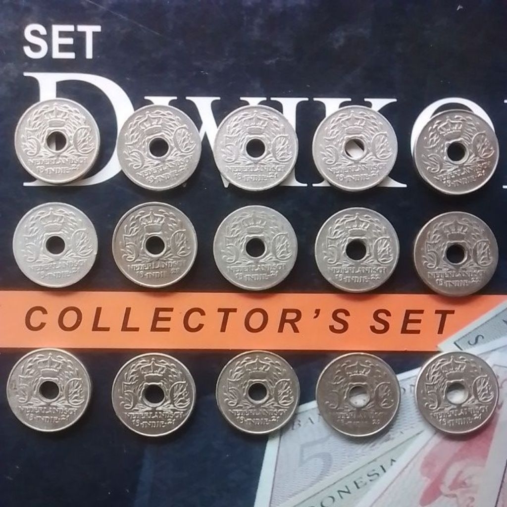 UANG KUNO NEDERLANDSCH INDIE TAHUN CAMPUR