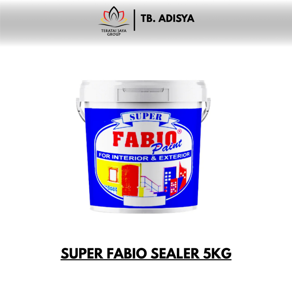 Cat Dasar SUPER FABIO PAINT/Alkali Resisting Cat PAIL 5KG