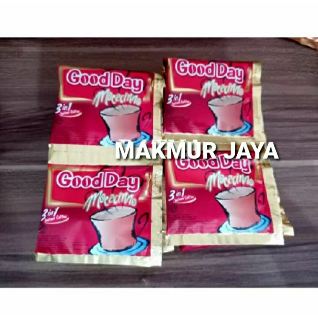 

Kopi GOOD DAY MOCCACINO 20 Gram ( 1 Renteng isi 10 Sachet)