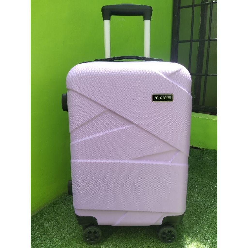 KOPER/TAS TRAVEL POLO LIGHT PURPLE/UNGU MUDA UKURAN 20 INCH MASUK CABIN PESAWAT