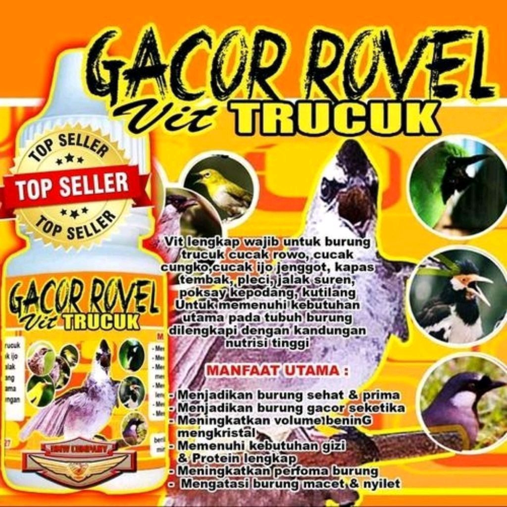 GACOR ROVEL TRUCUK BMW VITAMIN BURUNG BIAR GACOR DOPING TRUCUKAN GACOR GRANDONG satu botol