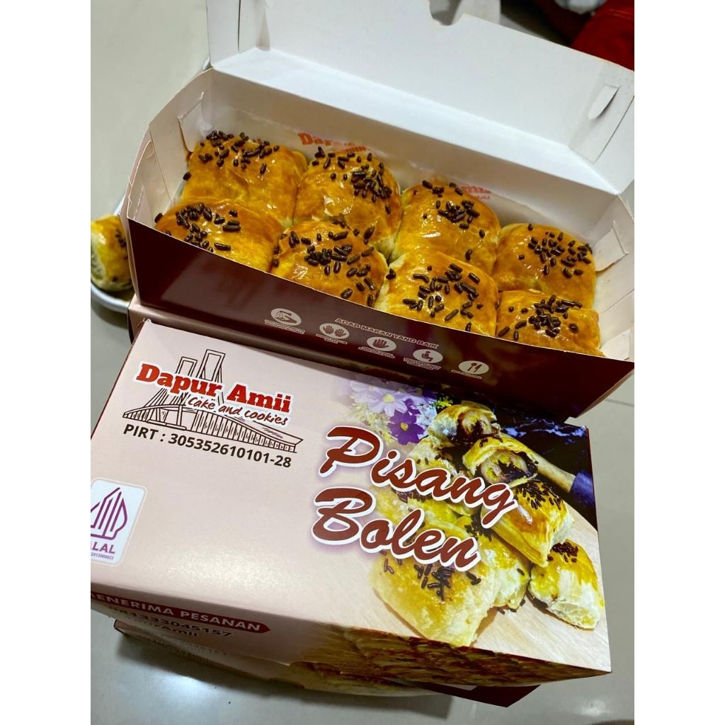 

Box kemasan bolen custom ukuran 20x10x5cm (minimal order 1000 pcs)