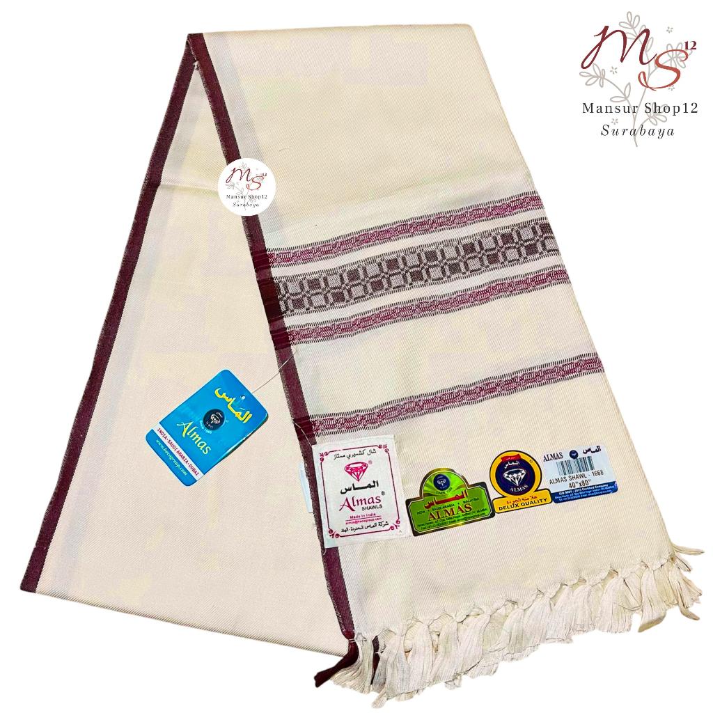 Sorban Almas Kashmiri Shawl Cream 1668