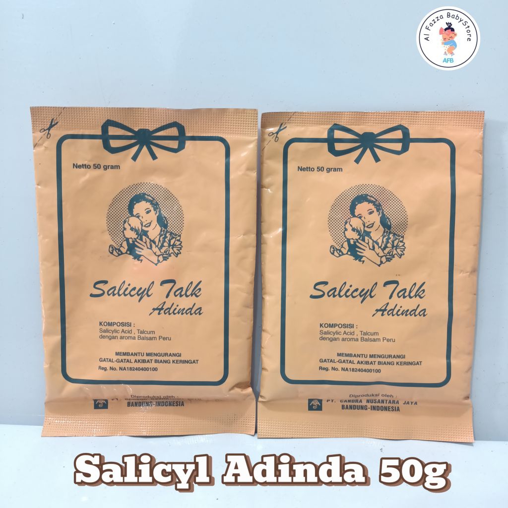 Salicyl Talk Adinda 50g // Bedak Tabur untuk Gatal-gatal & Biang Keringat Murahh