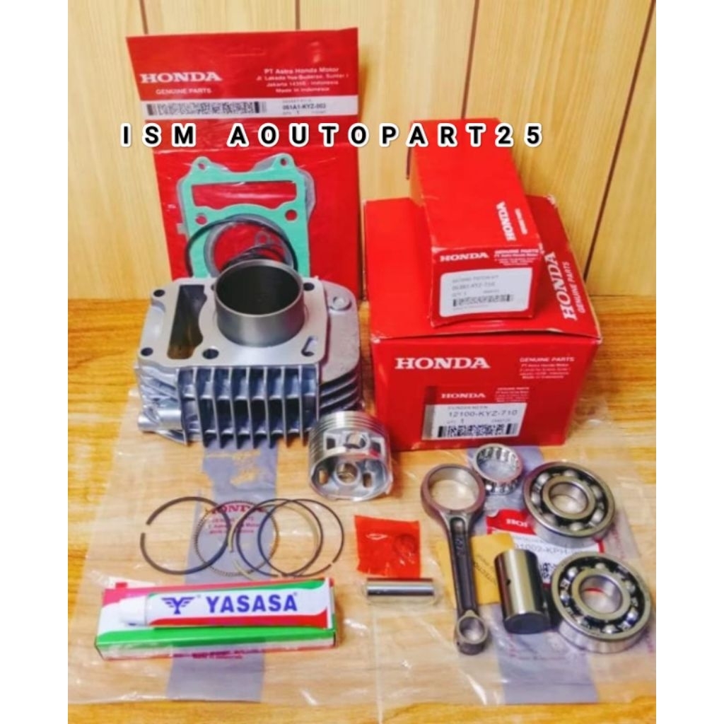 Blok Seher+Stang Seher+Bearing kruk as Kyz Honda Supra x 125 Helm in, Supra x 125 Fi Injeksi