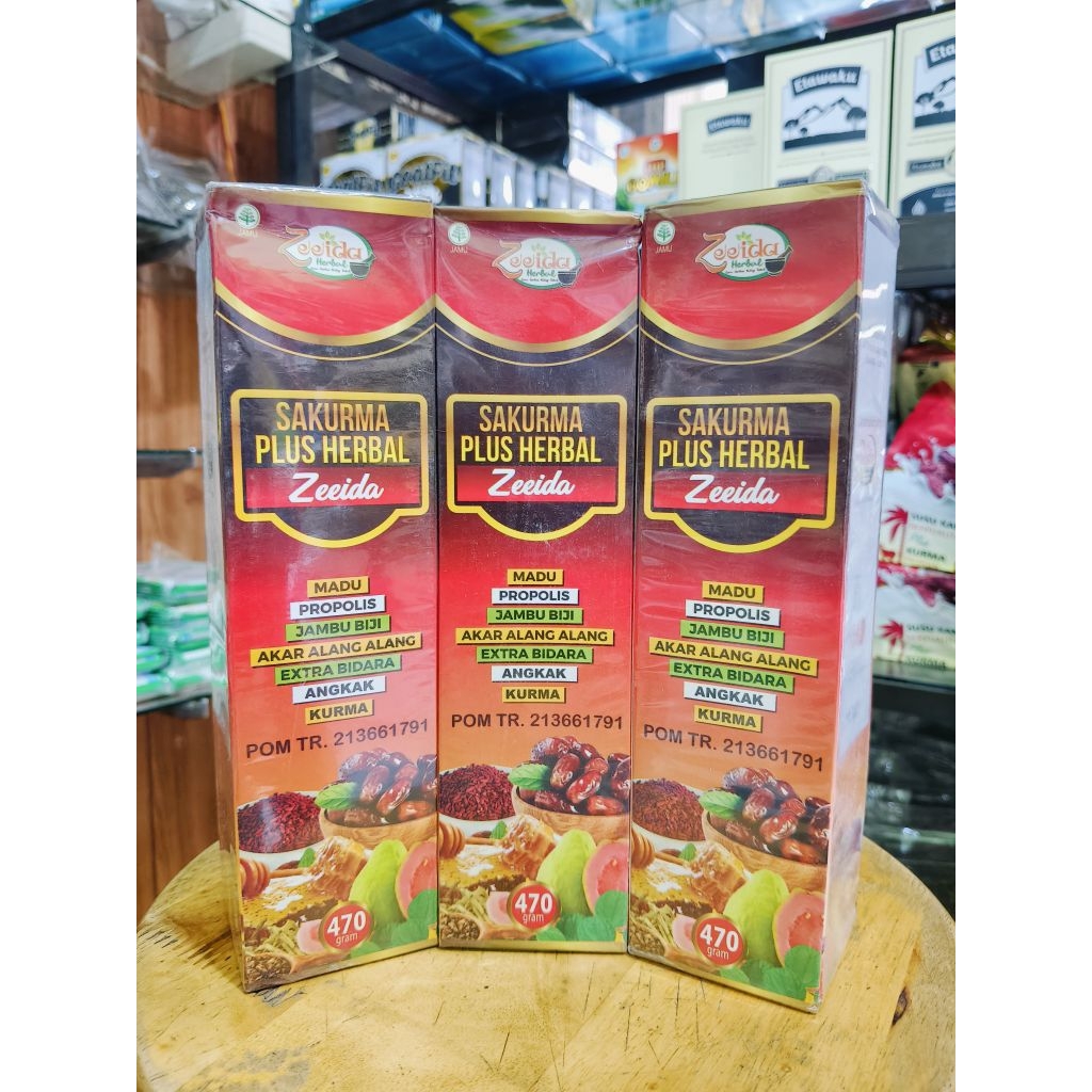 sakurma plus herbal zeeida madu propolis kurma akar alang-alang extra Bidara angkak