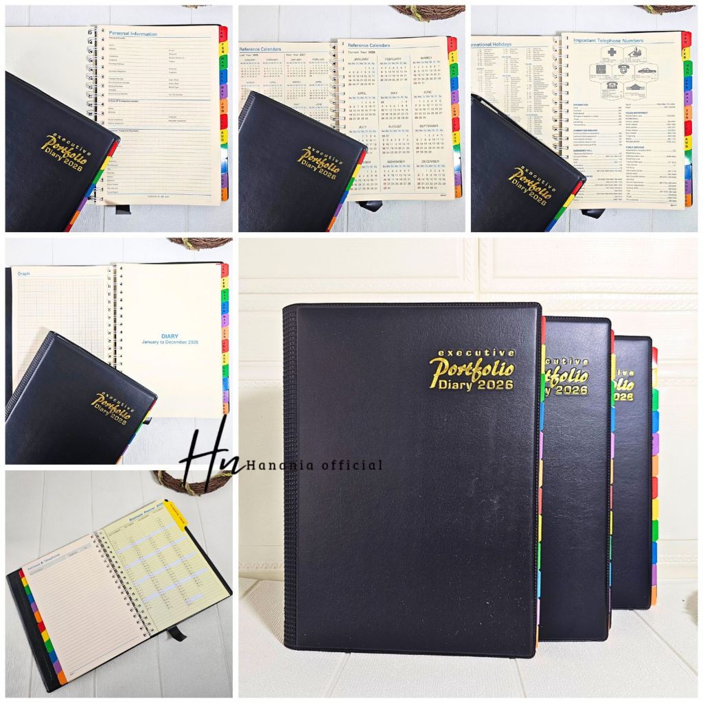 

AGENDA EXECUTIVE PORTFOLIO DIARY TAHUN 2026 AGENDA TERBARU 2026 / NOTEBOOK 2026