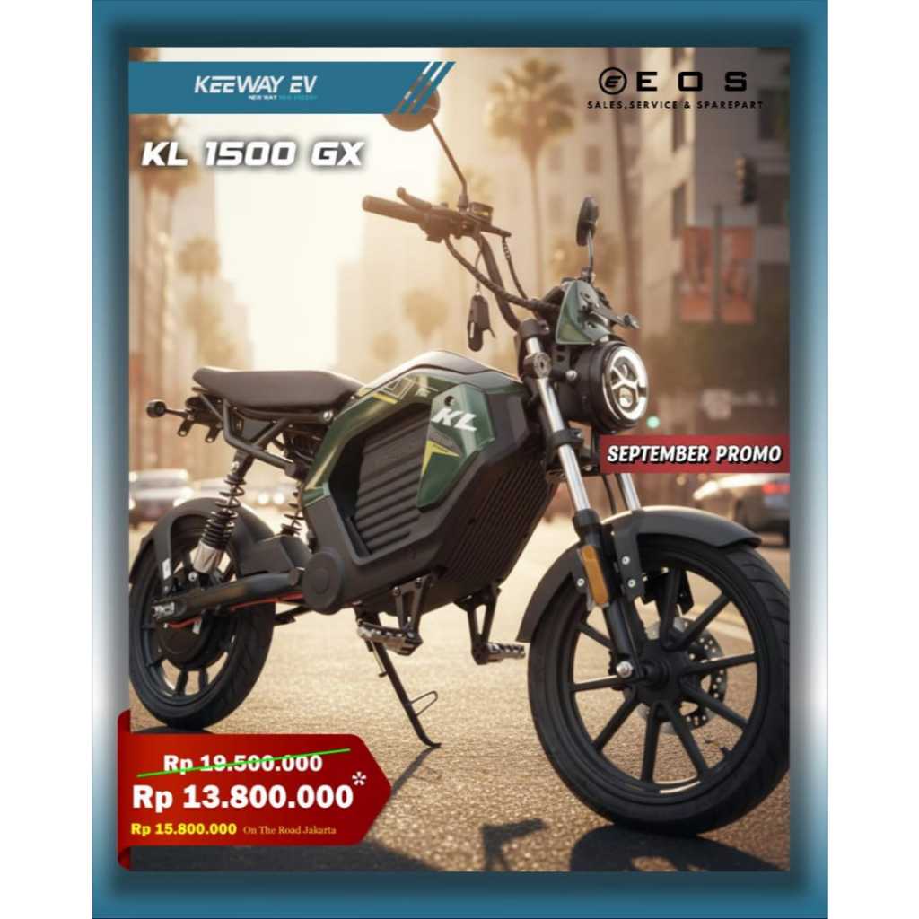 NEW ARRIVAL Sepeda listrik KEEWAY KL 1500 GX - Power 1500 Watt