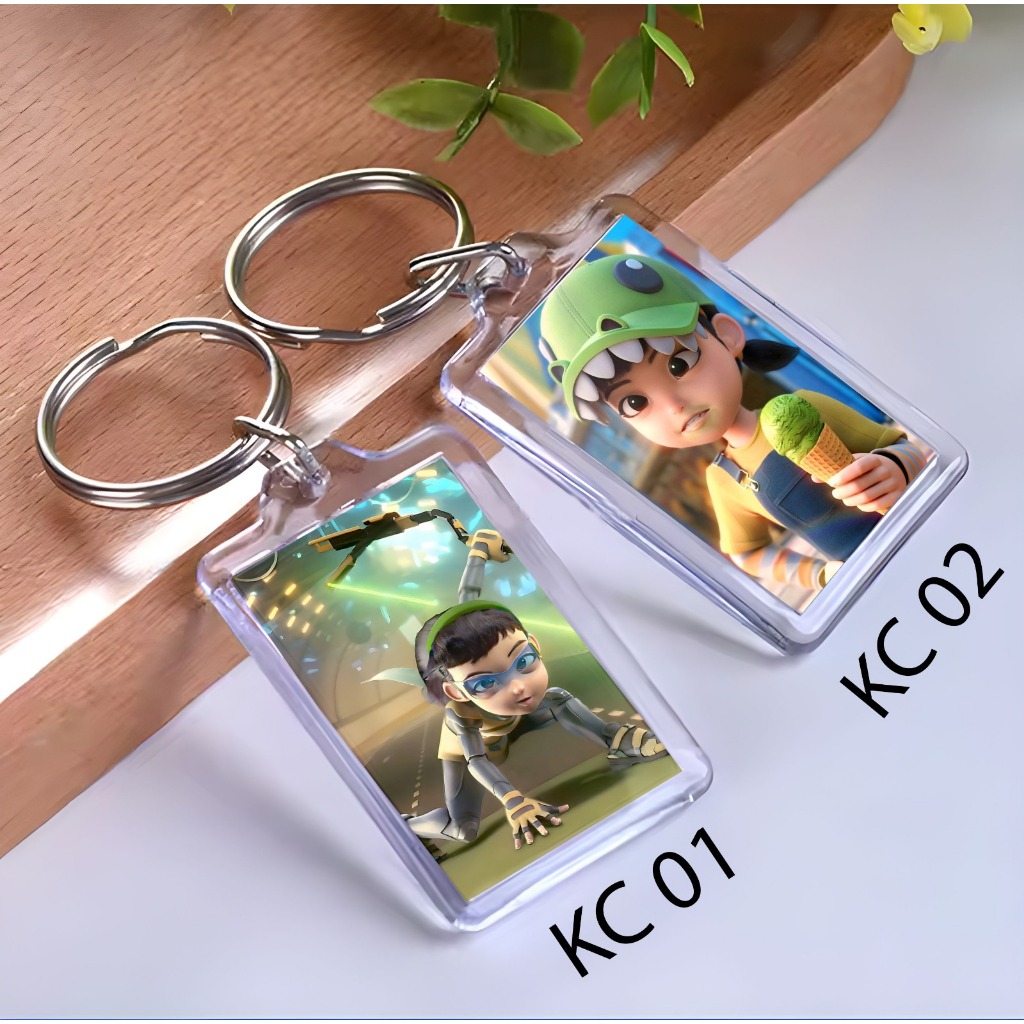 Keychain Ejen Alicia Part2 ejen ali  - Ganci Kartun  - Gantungan Kunci - Ejen Alicia