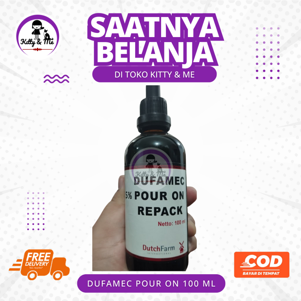 DUFAMEC POUR ON 100 ml Obat anti-parasit spektrum luas