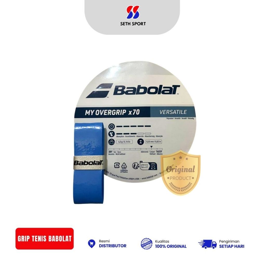 Grip Raket Tenis BABOLAT Original (Karet)