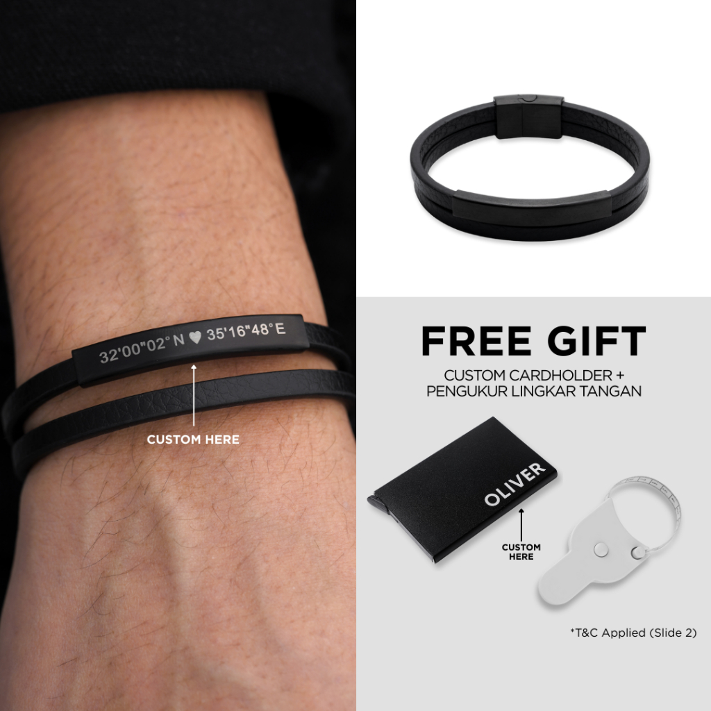 Kuze Original Gelang Kulit Damian
