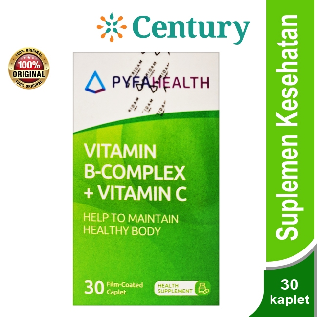 PYFAHEALTH VITAMIN B-COMPLEX+C ISI 30 KAPLET / DAYA TAHAN TUBUH / SUPLEMENT/ VITAMIN