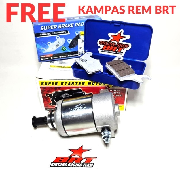 DINAMO STARTER BRT SONIC SUPRA GTR CBR 150 CB 150 CB 150X Starter Electric Dinamo BORE UP BRT 300CC 