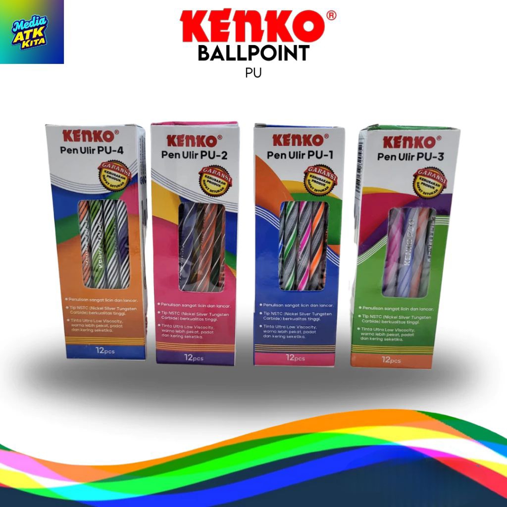 

Pulpen Kenko Pen Ulir PU-2 / PACK (12 PCS)