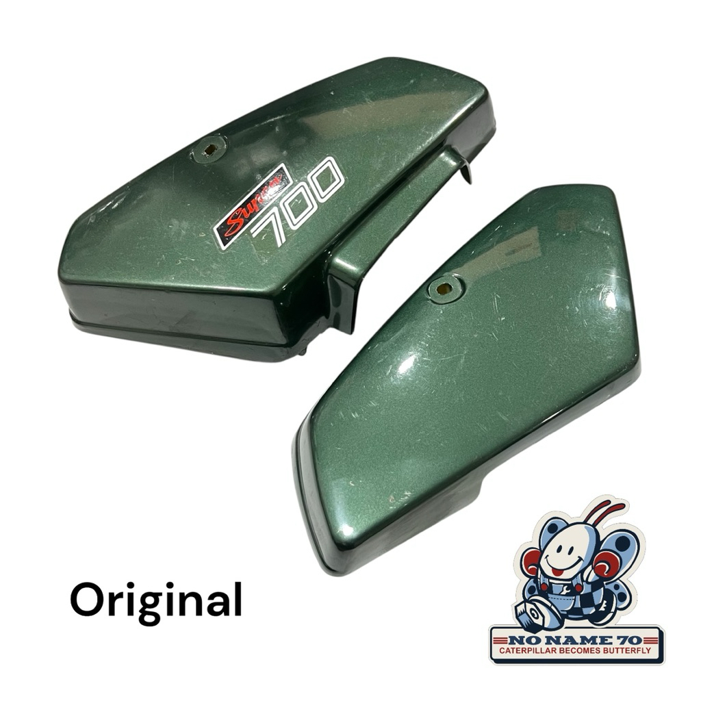 Box Dop Body Cover Aki Set Honda C700 C800 Astrea 800 Star Supercup Original Hijau