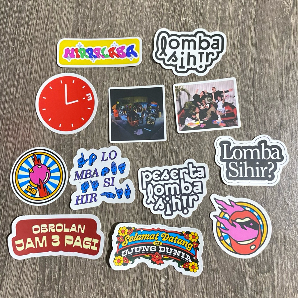 LOMBA SIHIR | COD Sticker Pack Sticker Vinyl Sticker Lomba Sihir