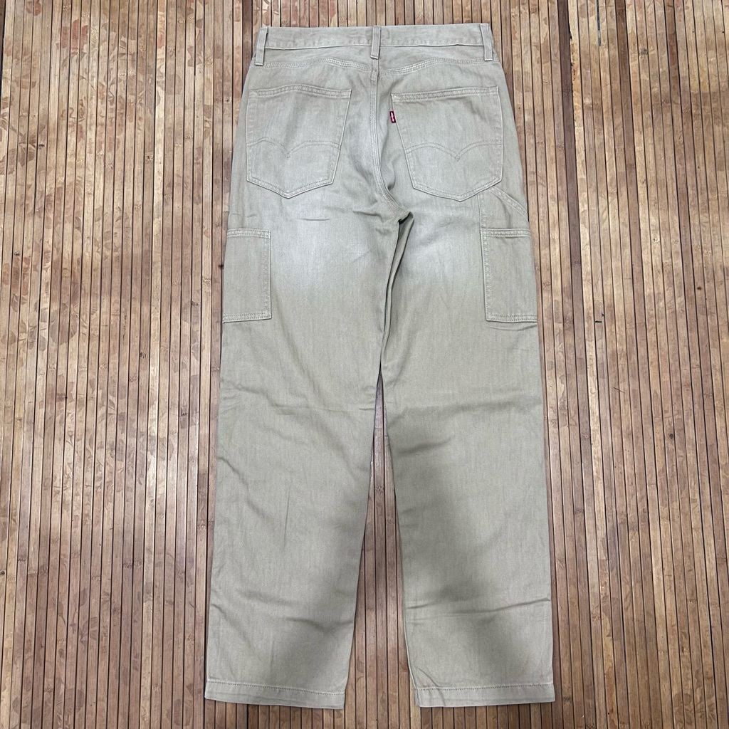LEVIS PREMIUM STAY LOOSE TANNIN BROWN CARPENTER JEANS PANTS