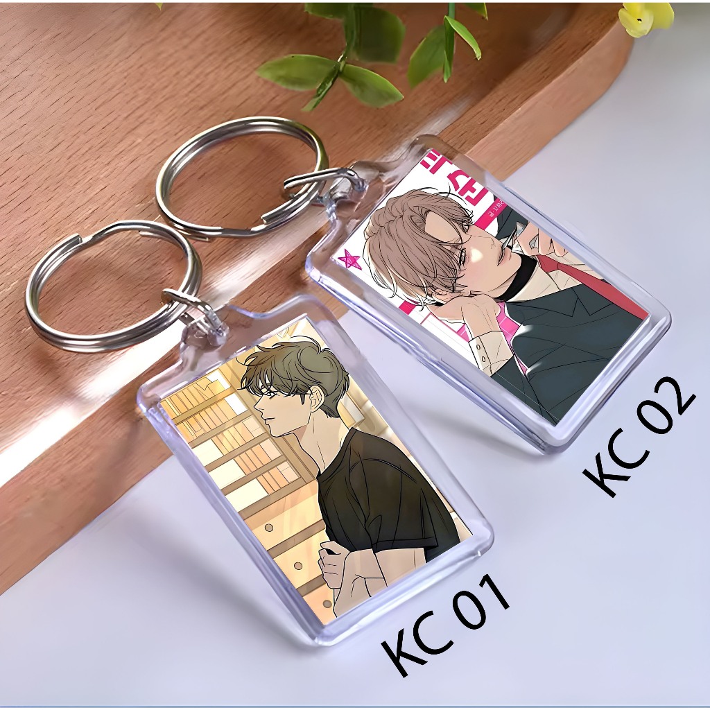 Keychain WEBTOON OPERATION TRUE LOVE - Ganci WEBTOON  - Gantungan Kunci - OPERTION TRUE LOVE