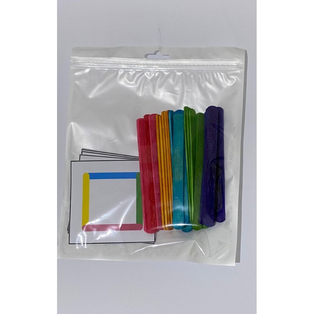 Paket Bermain Pola Stik Es Krim Ice Cream Stick (Montessori Play Kit)