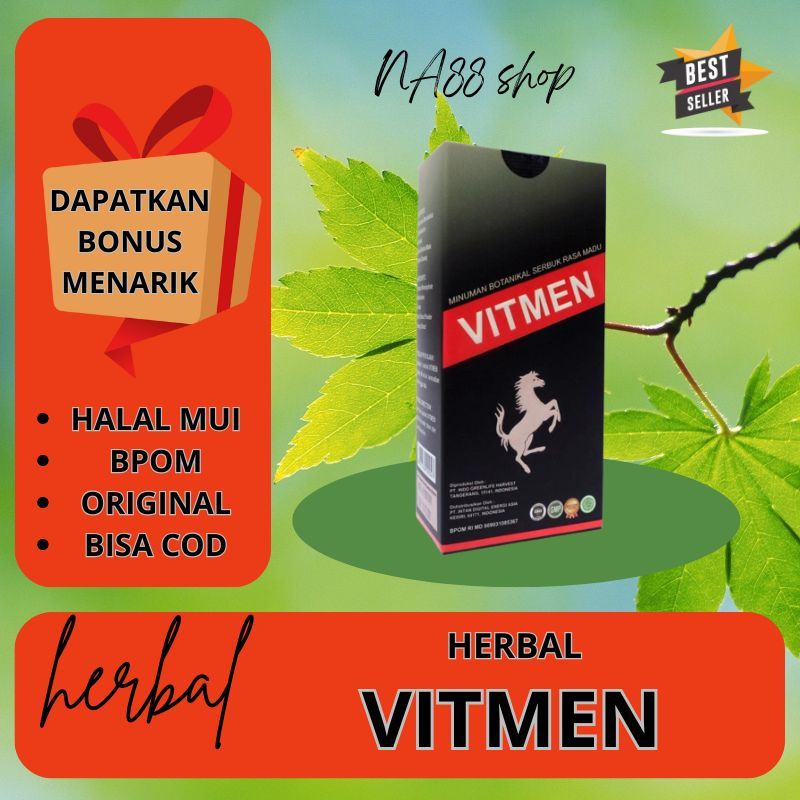 VITMEN ISI 5 MINUMAN SERBUK PENUNJANG PERFOMA LELAKI | BPOM | 100% ORIGINAL