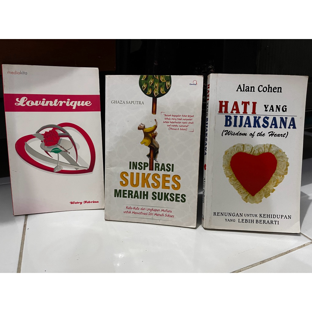[PRELOVED] Buku Pengembangan Diri — 3Pcs sekaligus