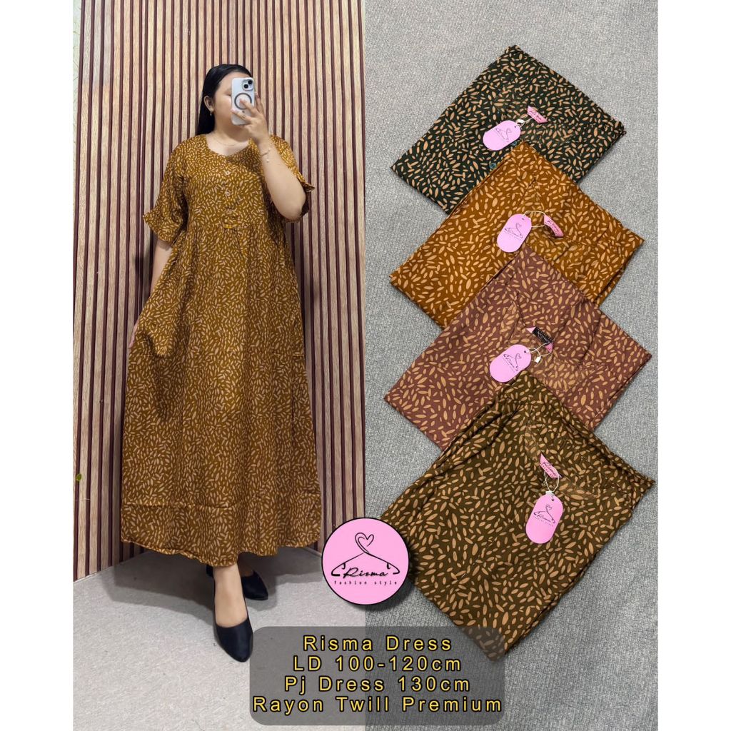 DRESSHOME DASTER MOTIF DAN MODEL TERBARU DRESS WANITA KEKINIAN