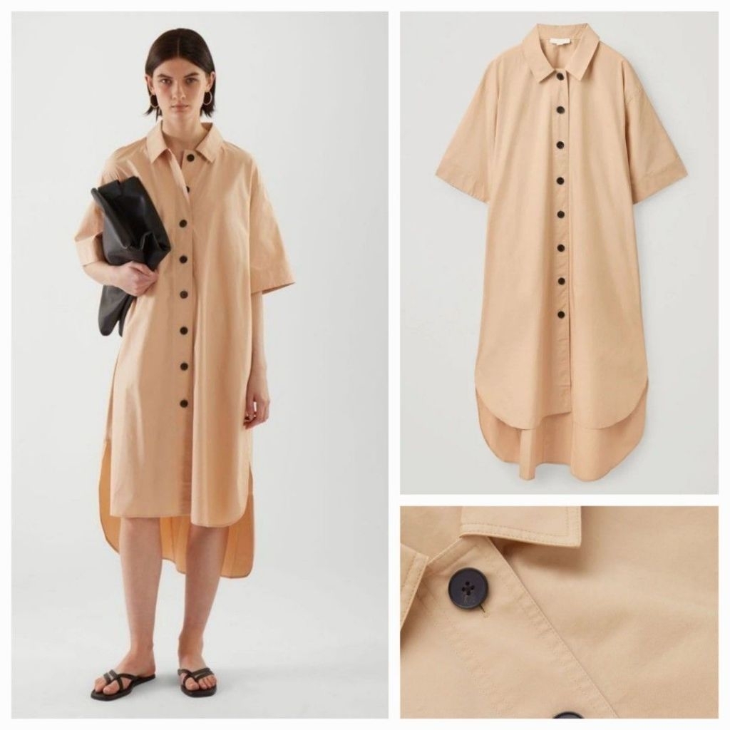 COS A-line shirt dress